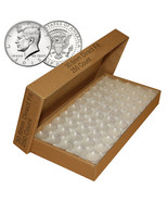 250 Direct Fit Airtight 30.6mm Coin Holders Capsules For JFK HALF DOLLARS - £44.80 GBP