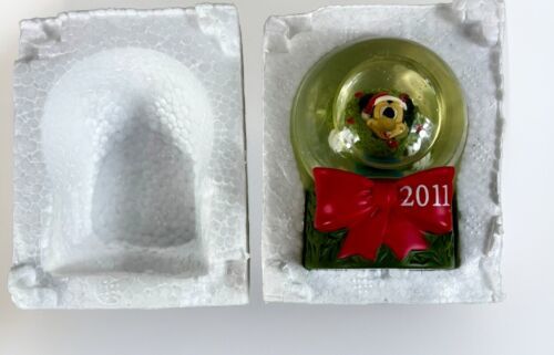 Disney JC Penney Giving Tree 2011 Mickey Mouse Christmas Mini Snow Globe... - $8.38