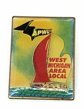 West Michigan Area APWU American Postal Workers Union Lapel Hat Pin - $20.07