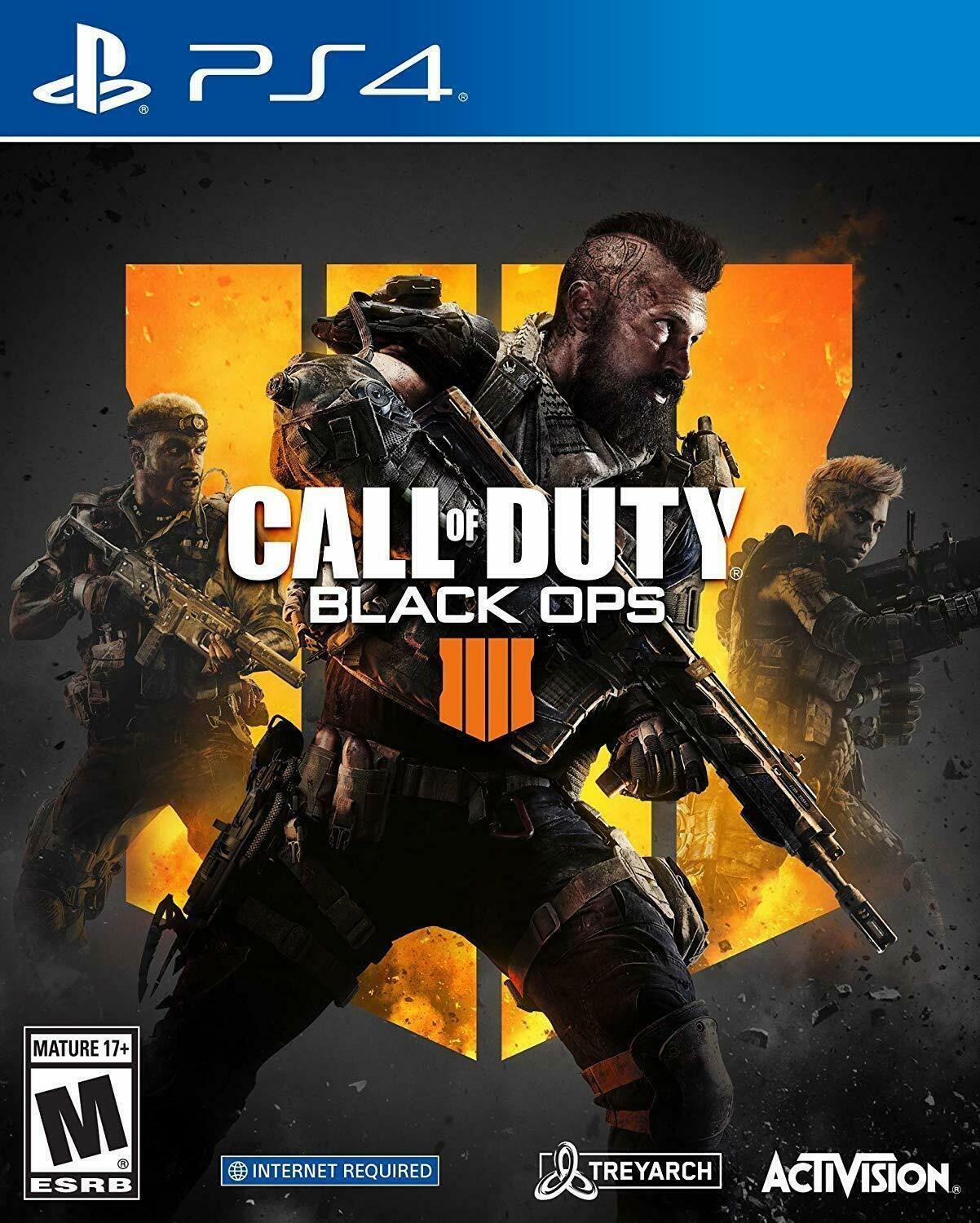 Primary image for Call of Duty Black Ops IIII 4 PS4 NEW! BATTLEFIELD, WARFARE, MODERN WAR FIGHT