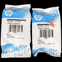 Genuine HP 64XL High Yield Black Ink Cartridge 2 Pack 64 XL OEM Original - £48.71 GBP