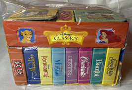 Vintage 1999 Disney Book Block Baby Books Bambi Cinderella Complete Set - $10.21
