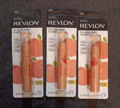 3 Revlon Kiss Balm Lip Repair 015 Juicy  Peach (MK3/9) - £15.82 GBP