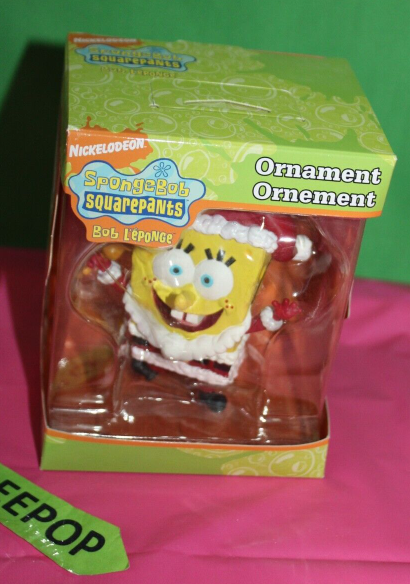 Nickelodeon American Greetings Spongebob Squarepants Santa Holiday Ornament 2007 - £19.49 GBP