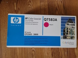 New OEM HP Q7583A Magenta Color LaserJet 3800 Genuine Toner Cartridge NIB - $59.39