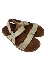 BORN Womens Shoes Cream CADYN Suede Leather Buckle Sandals US 10 / EU 42 - £18.87 GBP