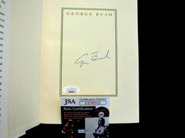 GEORGE H.W. BUSH 41ST U.S. PRESIDENT AUTO ALL THE BEST SIGNED BOOK JSA A... - £195.55 GBP