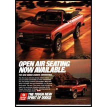 1989 Dodge Dakota Convertible Pickup Truck Vintage Print Ad Surf Board W... - £8.29 GBP