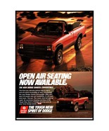 1989 Dodge Dakota Convertible Pickup Truck Vintage Print Ad Surf Board W... - £8.30 GBP