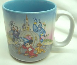 VINTAGE 1996 Walt Disney World CERAMIC MUG CUP Peter Pan Aladdin Mickey ... - $365.18 MXN