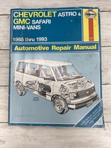 Haynes Chevrolet Astro Mini Van GMC Safari Repair Manual, 1985-93 USED 1477 - £7.26 GBP