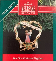 Hallmark &#39;Our First Christmas Together&#39; 1991 Ornament New In Box - £8.96 GBP