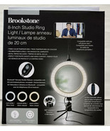 Brookstone 8-Inch Studio Ring Light - Photo/Video - With Phone Mount and... - £11.54 GBP