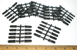 70pc 1960&#39;s Strombecker Slot Car Racing 1/32 1:32 TRACK LOCK CLIPS 9043 ... - $44.99