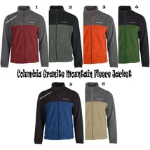 Columbia New Men's Granite Mountain Fleece Full Zip Jacket Warm & Cozy Nwt - £30.33 GBP