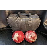 Lot De 2 Heelco Canard Bougie Broche Bowling Balles Rouge Blanc Swirl Gr... - €71,40 EUR Lot De 2 Heelco Canard Bougie Broche Bowling Balles Rouge Blanc Swirl Gr... - €71,40 EUR