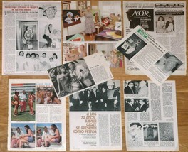 XAVIER CUGAT press lot 1960s/90s clippings photos clippings abbe lane - £4.72 GBP