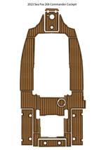 2023 Sea Fox 268 Commander Cockpit Pad Boat EVA Foam Teak Floor Mat SelfAdhesive - £718.62 GBP