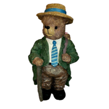 Papa Bear taking cubs for walk Resin 9&quot; Tall - £13.48 GBP