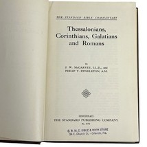 Thessalonians Corinthians Galatians and Romans McGarvey Pendleton Vtg HC - $9.50