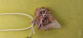 Handmade Rose Quartz Necklace With Copper Accent  - £18.34 GBP