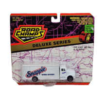 VINTAGE 1994 ROAD CHAMPS SNAPPLE DELIVERY TRUCK DELUXE SERIES NEW SEALED - $210.76 MXN