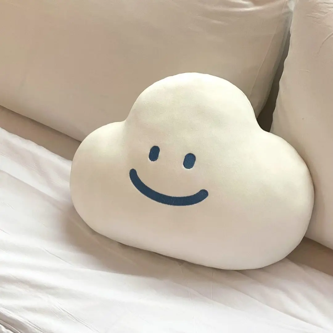 Play 40cm Cute Sky Clouds Pillow Girly Room Decoration Korean Style Smile Clouds - £37.56 GBP