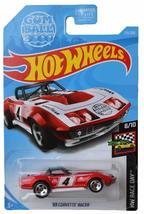 Hot Wheels Race Day Series 8/10 &#39;69 Corvette Racer 173/250, red - £5.88 GBP