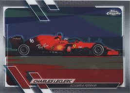 Charles Leclerc 2021 Topps Chrome Formula 1 (Scuderia Ferrari Team) F1 Racing Tr - £35.58 GBP