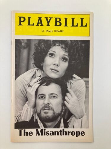 1975 Playbill St James Theatre The Misanthrope Diana Rigg Alec 1975-playbill-st-james-theatre-the-misanthrope-diana-rigg-alec