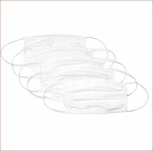 Hanes Reusable Cotton Face Mask White/Cream (Pack of 50) - £13.91 GBP