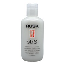 Rusk Str8 Anti Frizz and Anti Curl Lotion 6 Oz - £10.98 GBP