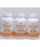 3x Wellness Garden Turmeric w/ Ginger Inflammatory &amp; Digestion 90 Capsul... - $47.99