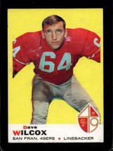 1969 Topps #44 Dave Wilcox Vg+ 49ERS Hof *XR26376 - £3.68 GBP