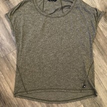The North Face Athletic Top Womens Olive Heathered Short Sleeve Pullover... - £13.32 GBP