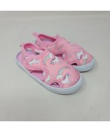 tombik Toddler Sandals Sz 7 Girls Pink Unicorn - £9.37 GBP