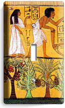 Ancient Egyptian People Hieroglyph Wall Art 1 Gang Light Switch Plate Room Decor - £8.19 GBP