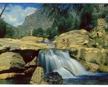 Waterfalls in  Sabino Canyon Postcard Arizona 1951 - £8.73 GBP