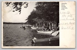 Canobie Lake Park NH Boating Along The Shore New Hampshire Postcard X22 - $6.95