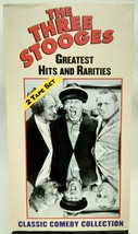 VHS The Three Stooges Greatest Hits and Rarities (VHS, 1999, 2-Tape Set) - £8.68 GBP