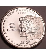 Incredible Cameo Proof 2000-S New Hampshire State Quarter-
show original... - £3.33 GBP