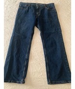 LEVI&#39;S STRAUSS SIGNATURE 40x30 Relaxed Flex Straight Blue Jeans Pre Owned - $342.12 MXN