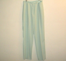 Theory Designed in Paris Pants Size 4 Long Mint Green Acrylic Blend Unlined - £23.01 GBP