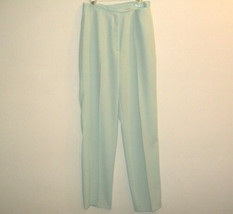 Theory Designed in Paris Pants Size 4 Long Mint Green Acrylic Blend Unlined - £22.81 GBP