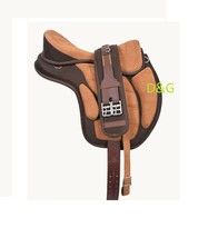 Handmade Synthetic Treeless Free max English Saddle All Purpose with Stirrup Fre - £86.33 GBP