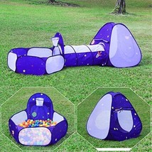 Homfu 3 in 1 Pop up Tunnel Tent for Kids Play Indoor Outdoor for Children - $29.70