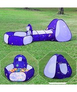 Homfu 3 in 1 Pop up Tunnel Tent for Kids Play Indoor Outdoor for Children - $376.33 MXN