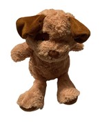 Animal Adventure Tan PUPPY DOG Floppy Plush Brown Nose 2014 Stuffed Shag... - £13.91 GBP