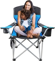 A Folding Camping Chair For The Outdoors, A Heavy-Duty Portable Chair With - £67.12 GBP