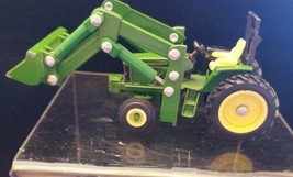 John Deere 6400 Tractor, Working Front End Loader, Diecast, ERTL, Farm Toy preow - $22.18